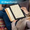 5X Large Page Magnifying Glass for Reading, Full-Page Viewing Area Magnifier Handheld Lightweight Magnifier for Reading Seniors and Low Vision Person Black view 2