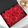 Bobobag - 4oz Crinkle Cut Paper Shred Filler Recyclable Gift Wrap Confetti Raffia Grass Shred Paper for Easter Baskets Filler Creative Eggs Decor (Red) view 2