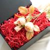 Bobobag - 4oz Crinkle Cut Paper Shred Filler Recyclable Gift Wrap Confetti Raffia Grass Shred Paper for Easter Baskets Filler Creative Eggs Decor (Red) view 3