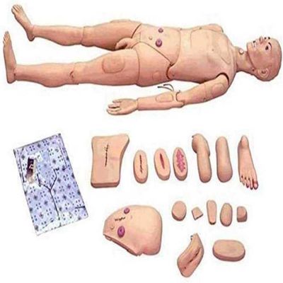 ZQHJ Multi-Functional Combination Nursing Training Manikin Model Male and Female Patient Care Simulator for Students Education Teaching Medical Training Skills