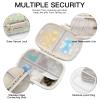 Soleebee Portable 8 Compartments Daily Pill Organizer, Bling Crystal Diamond Pill Box, Small Travel Pill Case, Pill Dispenser, Medicine Container Organizer to Hold Vitamin, Fish Oil (AB) view 4