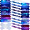 Patelai 300 Pieces Kids Bandages Bulk 10 Styles Children's Adhesive Flexible Colorful Cute Cartoon Bandages Waterproof Breathable Stickers Protection Care Cuts for Girls Boys(Galaxy) view 1