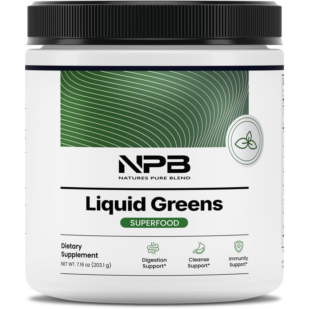 Nature's Pure Blend Super Greens Powder Organic Greens Superfood Powder Supplements for Green Juice & Smoothie Probiotic - Drink Mix for Energy Wellness and Digestion (Matcha Flavor, 30 Servings)
