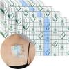50Pcs Waterproof Shower Protector Bandage 4x4.7 inch for Chest Chemo Port Dialysis Catheter Shower Cover Hemodialysis Surgery Incisions Guard Bath Patch Transparent Film Clear Adhesive Wounds Dressing view 1