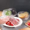 100Pcs Disposable Food Cover Plastic Wrap Elastic Food Lids Refrigerator Preservative Bowl Cover Dust-Proof Freezer Bags (Color : 50Pcs) view 3