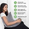 AbleUplift Rotator Cuff Pillow, Soft Comfortable Shoulder Pillow for Surgery, Ergonomic Shoulder Support Pillow with Double Zipper Cover, Machine Washable, Gray view 2