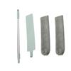 Long Handle Mop Bedside Dust Brush Detachable Cleaning Duster Gap Cleaning Brush Sofa Furniture Gap Dust Cleaner Household Items (Color : 1 Rod 2 Cloths) view 1