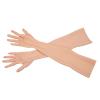 ZWSMS Silicone Crossdressing Gloves Realistic Female Skin Full Length Arm Hiding Scar Fake Hands Enhance Transgenders Cospl,Brown,with Fingernails view 1