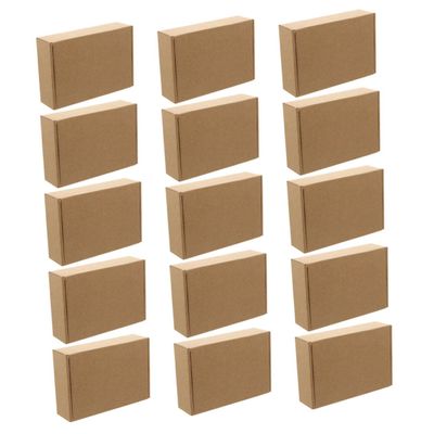 15pcs Box Kraft Paper Box Bulk Fresh Flowers White Cardboard in Bulk White Mailbox Bulk Items for Maid of Honor Christmas Corrugated Paper Bridesmaid Cardboard Box
