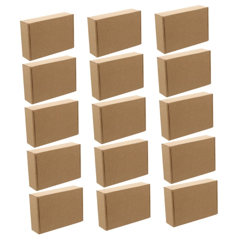 15pcs Box Kraft Paper Box Bulk Fresh Flowers White Cardboard in Bulk White Mailbox Bulk Items for Maid of Honor Christmas Corrugated Paper Bridesmaid Cardboard Box