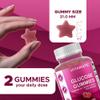 Vitamatic Glucose chewable Gummies - 60 Count - Natural Raspberry Flavor - 4G of Carbohydrate per Serving (2 Bottles) view 3