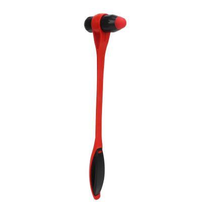 Body Massage Hammer, Elastically Bendable Massager Massor Red Black Rubber, Manual Spinal Massager for Relieve Body Stress