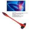 Body Massage Hammer, Elastically Bendable Massager Massor Red Black Rubber, Manual Spinal Massager for Relieve Body Stress view 3