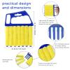 4Pcs Window Venetian Blind Cleaner Duster Tool,Washable 7 Fingers Dusting Cleaner and Air Vent Cleaner,Shutter Brush,Blinds Air Conditioner Keyboard Fan Duster Dirt Housekeeping Tool view 3