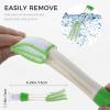 4Pcs Window Venetian Blind Cleaner Duster Tool,Washable 7 Fingers Dusting Cleaner and Air Vent Cleaner,Shutter Brush,Blinds Air Conditioner Keyboard Fan Duster Dirt Housekeeping Tool view 4