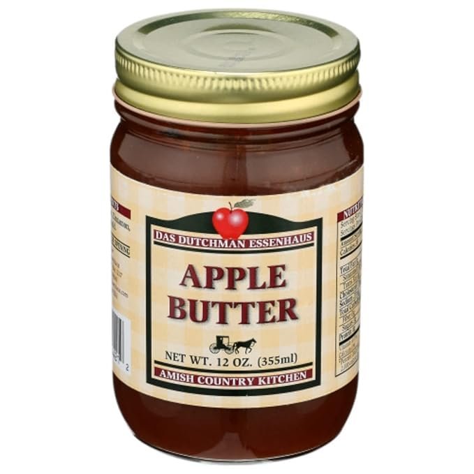 Das Dutchman Essenhaus Apple Butter with Honey Fruit Spread, Product of the USA, 12 Ounce (Pack of 12)
