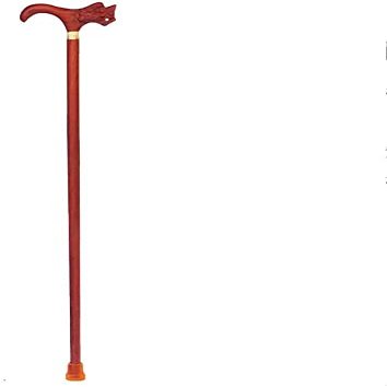 Wooden Walking Sticks for Men & Women Elderly crutches, Solid wood walking stick, Faucet Crested head, handle 92 cm long Available as needed Truncated by yourself Mobility Aid for Elderly, Seniors & H