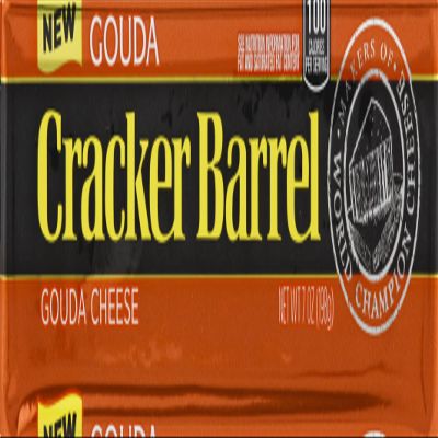 Cracker Barrel, Cheese Gouda, 7 Ounce