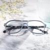 AOOLIA Oversized Aviator Reading Glasses Blue Light Blocking Square Computer Readers for Women Men with Spring Hinge (Grey, 2, multiplier_x) view 2
