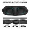 3D Eye Mask for Sleeping, Adjustable Strap Side Sleep Mask for Women and Men, Eye Mask Shade Cover Rest Sleep Eyepatch Blindfolds Shield Travel Sleeping Aid view 4