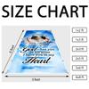44memory Custom Memorial Grave Blanket, Personalized Photo Name Funeral Blanket, 4x8ft view 2