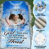 44memory Custom Memorial Grave Blanket, Personalized Photo Name Funeral Blanket, 4x8ft view 3