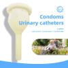 Latex Condom Catheter External Self-Sealing Set, Thick Tube,500ml Leg Bag *1, 2000ml Urine Bag *1, Soft Condoms *7, Day and Night Use Quick and Easy Drainage, No Backflow, No Leakage (30mm/1.18inch) view 2