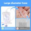 Latex Condom Catheter External Self-Sealing Set, Thick Tube,500ml Leg Bag *1, 2000ml Urine Bag *1, Soft Condoms *7, Day and Night Use Quick and Easy Drainage, No Backflow, No Leakage (30mm/1.18inch) view 4