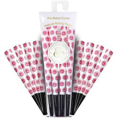 Beautiful Burns, Tickled Pink Pre-Rolled Cones - 8 Pack of Pre Roll Cone Shells