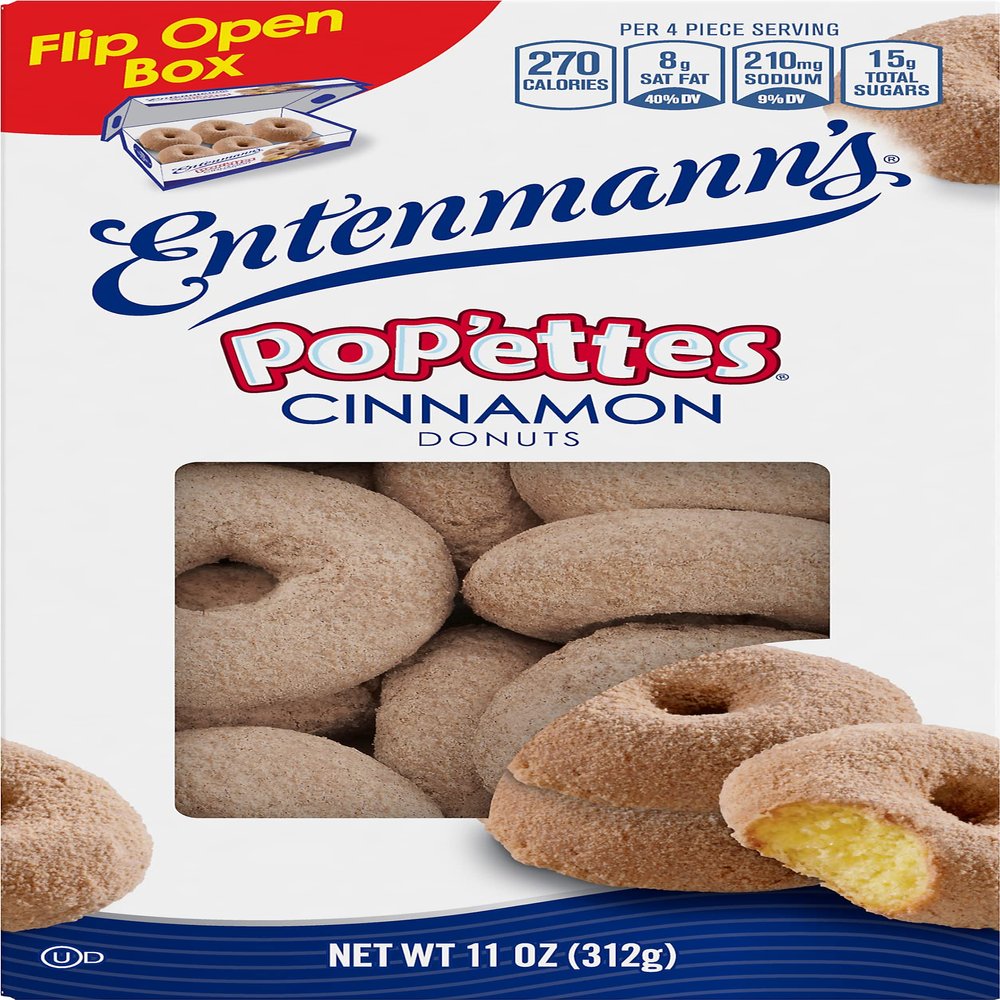 Entenmann's, Donut Box Pop'ems Cinnamon, 11 Ounce