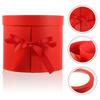Beavorty Double Round Preserved Flower Box Rotating Design Elegant Floral Packaging for Bouquets and Transparent Window for Easy Viewing Luxury Present Box for Weddings and Special view 2