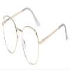 URISMO Trendy Cat Eye Metal Reading Glasses Women, Cute Cateye Ladies Blue Light Blocking Computer Readers, Anti Eye Strain (Color : Glod, Size : +150) view 2