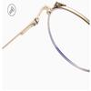 URISMO Trendy Cat Eye Metal Reading Glasses Women, Cute Cateye Ladies Blue Light Blocking Computer Readers, Anti Eye Strain (Color : Glod, Size : +150) view 4