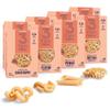 3 Farm Daughters High Fiber Pasta Variety Pack, Includes Penne, Elbow, Rotini & Cavatappi, Low GI, Non GMO, Low Net Carb, Made in the USA, 12 oz. (8 Pack) view 1