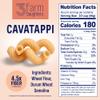 3 Farm Daughters High Fiber Pasta Variety Pack, Includes Penne, Elbow, Rotini & Cavatappi, Low GI, Non GMO, Low Net Carb, Made in the USA, 12 oz. (8 Pack) view 2