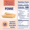 3 Farm Daughters High Fiber Pasta Variety Pack, Includes Penne, Elbow, Rotini & Cavatappi, Low GI, Non GMO, Low Net Carb, Made in the USA, 12 oz. (8 Pack) view 4