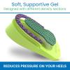VIVEsole Gel Heel Cups for Pain Relief (Pair) - Heavy Duty Cushions - Shock Absorbing Pad Inserts for Shoes (Men 8.5-10.5, Women 9-12) view 4
