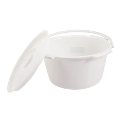 Commode Chair Commode Urine Pot Urinal Pot Bedside Commode Spittoon Pot Commode Seats for Toilets Pee Pot Kids Potty Plastic Urinal Spittoon Pp White Elder Portable Toiletries