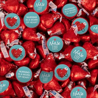 85 Pcs Nurses Week Candy Thank You Kisses Chocolate - Nurse Appreciation Week Gifts