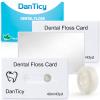 Dental Floss Deep Clean Waxed Floss in a Credit Card with Mirror,Perfect for People with Tight & Small Gaps Between Teeth Slides Smoothly & Easily,PFAS Free | Mint Flavored,40m,3 Pack(About 131Yards) view 1