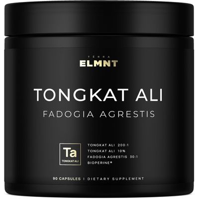 228,000mg 200x Strength Tongkat Ali for Men w. 30x Fadogia Agrestis Extract - 10% Eurycomanone Highest Potency Longjack Fadogia Agrestis Tongkat Ali Supplement - Muscle Growth Support Pills for Men