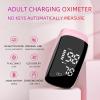 Rechargeable Pulse Oximeter with Accurate Fast Oximetry SpO2 Reading for Outdoor Sports & Home Use (Pink) view 2