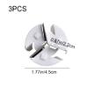 3 Pcs Fabric Shaver Blades Sharp Fabric Shaver Replacement Blade Compatible Quick Lint Removal Hair Ball Trimmer Blades for Remove Clothes Fabric Fluff view 2