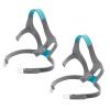 2Packs F20 Headgear Compatible with AirFit/AirTouch F20(Standard) N10 Full Face Mask, Soft Comfortable Replacement Head Strap with 4 Clips view 1