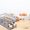 Egg Basket, Large Capacity Egg Container Automatic Egg Rolling Boxes Automatic Egg Rolling Double-Layer Egg Containers with Lid Suitable (Color : Orange) view 4