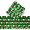 InterestPrint Customized Wrapping Paper for Dad Grandpa 1 Photo I Love You Daddy Green Custom Name Father's Day Gift Wrapping Paper Roll for Father's Day Birthday view 2