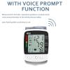 Blood Pressure Monitor, Irregular Heartbeat Detector, Automatic BP Monitor 90x2 Reading Memory and Large LCD Display, USB Charging, Adjustable Wrist Cuff, Ideal for Home and Hospital view 3