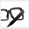 TUDEXX Stylish Square Reading Glasses, HD Blue Light Blocking Computer Goggles Reader, Anti Glare Flat Light Mirror (Color : Gray, Size : +0.00) view 3