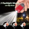 SKRFIRE Arc Plasma Electric Lighter USB Rechargeable Windproof Lighter Cool Lighters Waterproof with LED Flashlight and Whistle for Camping Travel Exploration Survival(ClearRed) view 3
