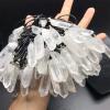 1Pcs Natural Irregular White Crystal Quartz Point Pendant Chakra Crystals Yoga DIY view 3